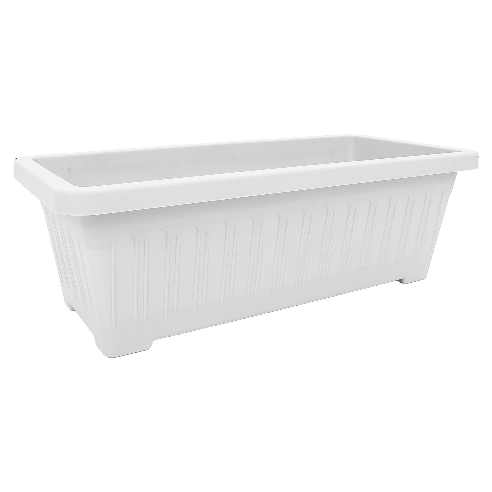 Indoor Herb Garden - Rechteckiger Balkon-Pflanzkasten 18,19x11,22 Kunststoff-Fensterbank-Pflanzkasten für Innen-