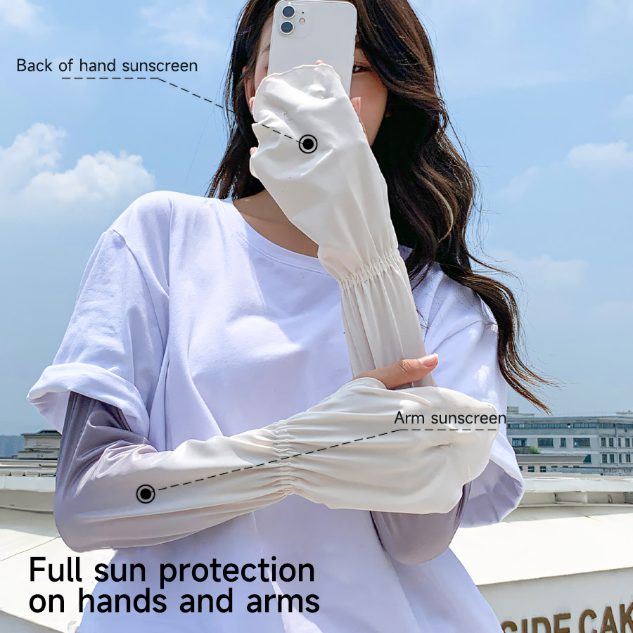 Garden Gloves - Fingerlose Sonnenärmel zum Fahren, verstellbare Armmanschette