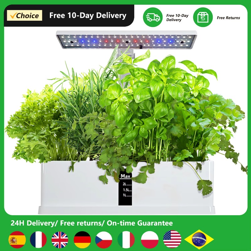 Grow Light Led - 9-Pods Smart Hydroponisches Anbausystem für den
