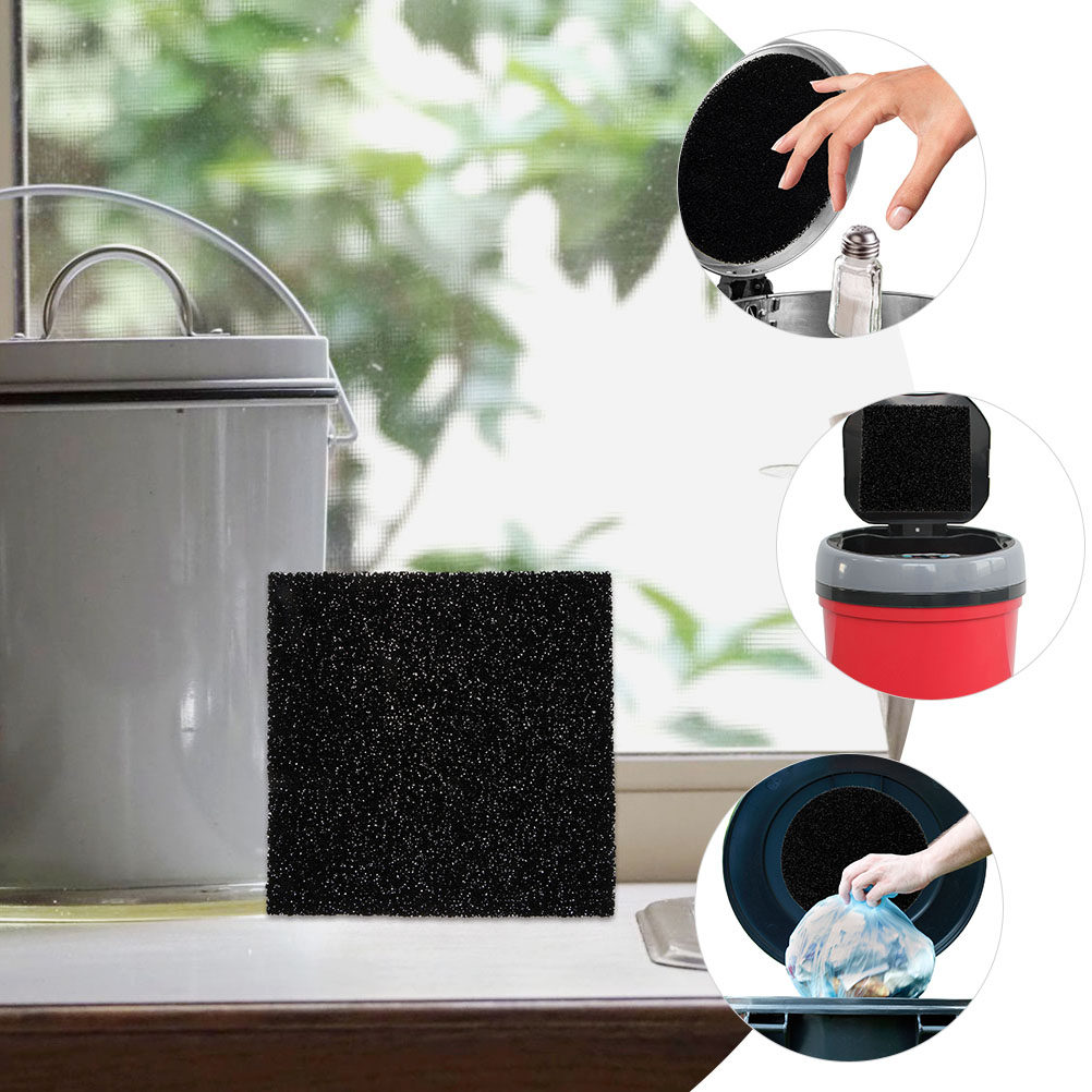 Compost Bin - 12 Stück Kohle-Ersatzfilter für Mülleimer, Komposteimer,