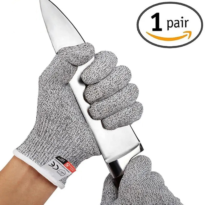 Garden Gloves - Schnittfester, stichfester Draht-Metallhandschuh der Stufe 5,