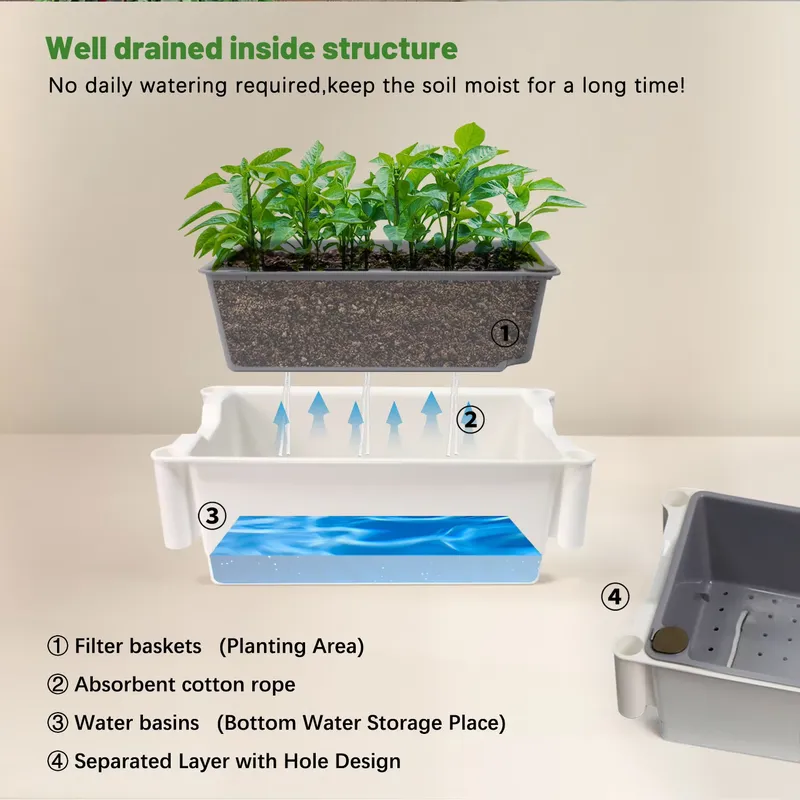 Beweglicher Vertikaler 3-Ebene – Indoor Herb Garden Bewertung und Preis