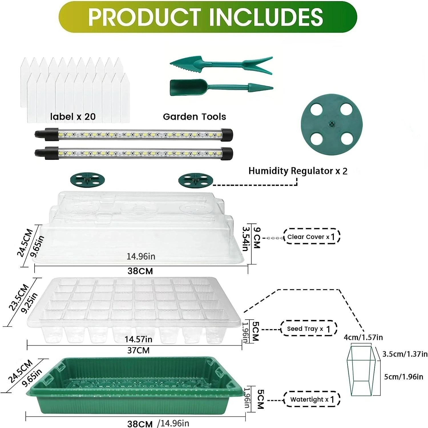 Anzuchtschale mit Wachstumsbel – Seed Starter Tray Bewertung und Preis
