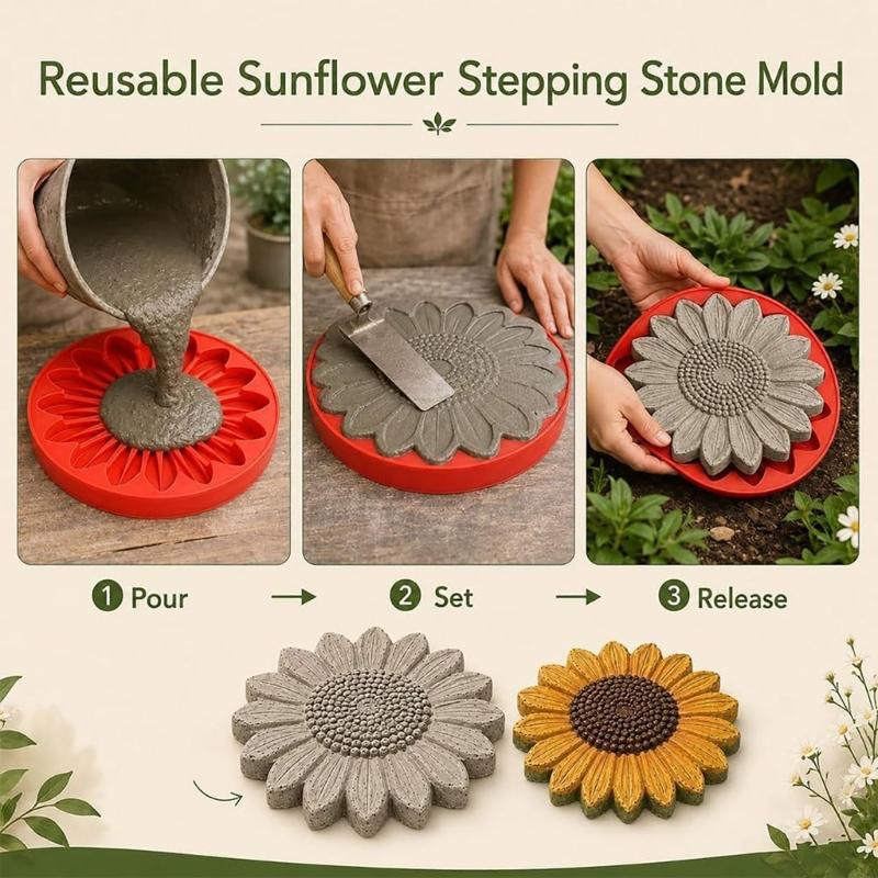 Flexibles Betonform-Set für Ga – Garden Gloves Bewertung und Preis