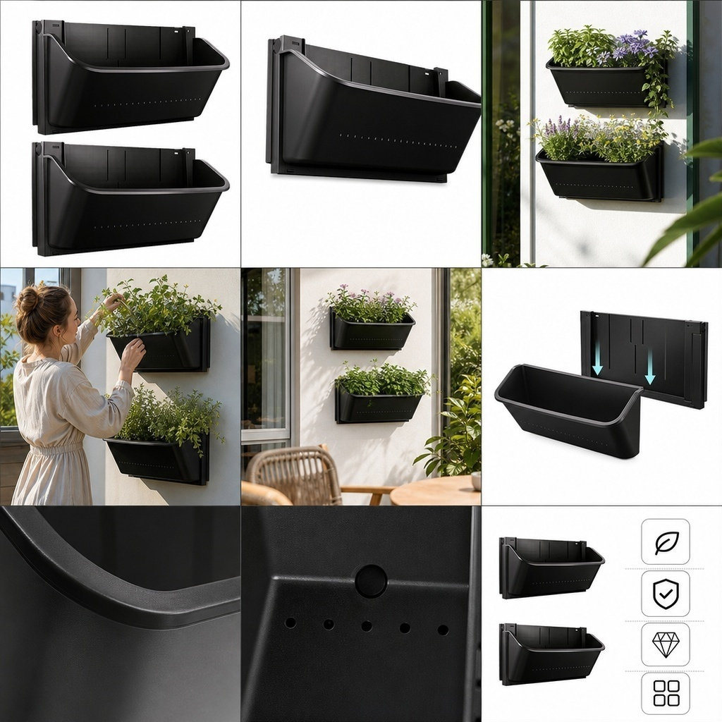 2 Stück Wandmontierte Pflanzge – Vertical Planter Bewertung und Preis